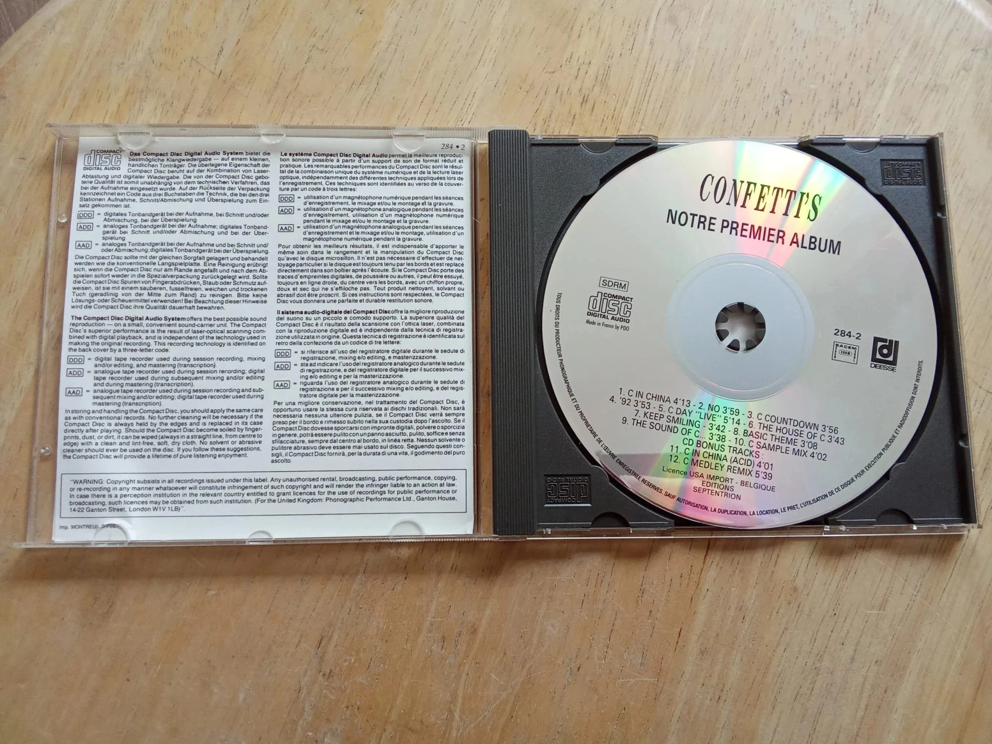 Confetti's, Our first album – photo 2